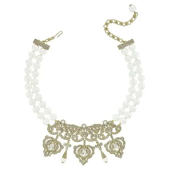Heidi Daus® Regal Rapture Petite Beaded Crystal Necklace & Matching Earrings